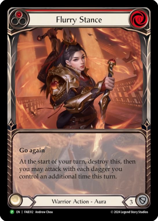 FAB312 - Flurry Stance - Extended Art Rainbow Foil