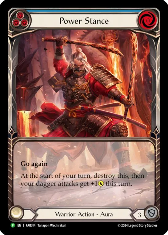 FAB314 - Power Stance - Extended Art Rainbow Foil